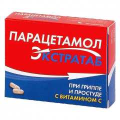 Парацетамол Экстратаб 500 мг+150 мг таблетки 20 шт.